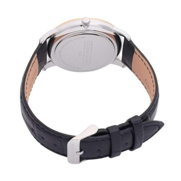 giordano white silver men leather watch 1965-03