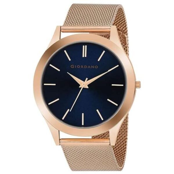 giordano blue men mesh metal watch a1051-33