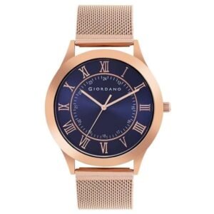 giordano blue men mesh metal watch a1064-33