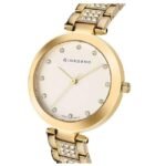 giordano rosegold white women metal watch a2037-22