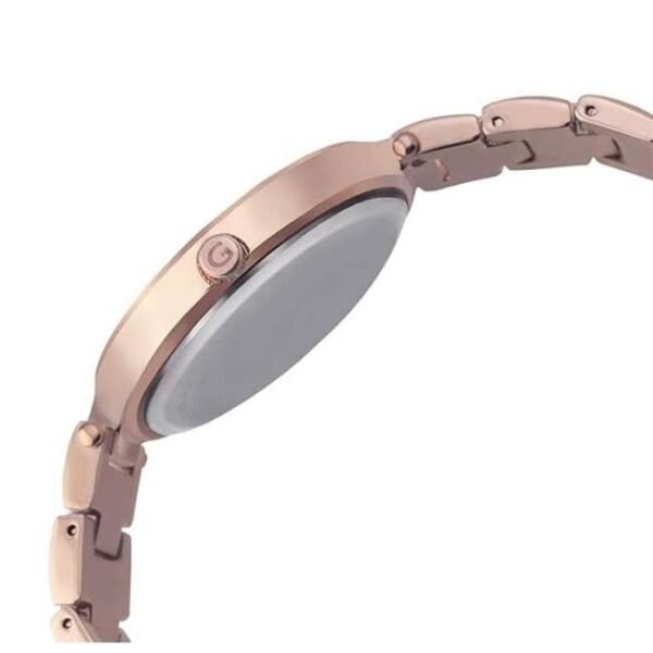 giordano rosegold white women metal watch a2037-33