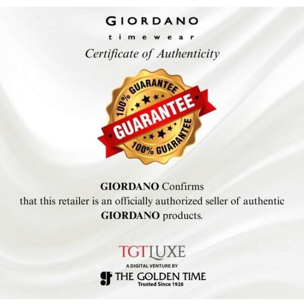 giordano rosegold white women metal watch a2037-33