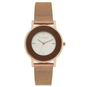 giordano white women mesh metal watch a2052-44