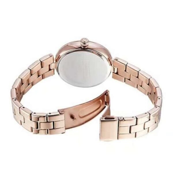 giordano rosegold white women metal watch a2056-33