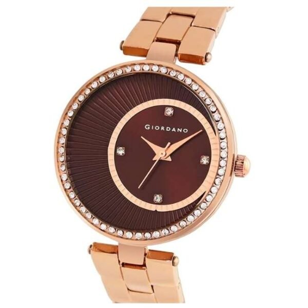 giordano rosegold women metal watch a2056-44