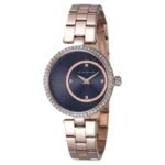 giordano rosegold blue women metal watch a2056-55