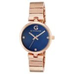 giordano blue women metal watch a2058-55