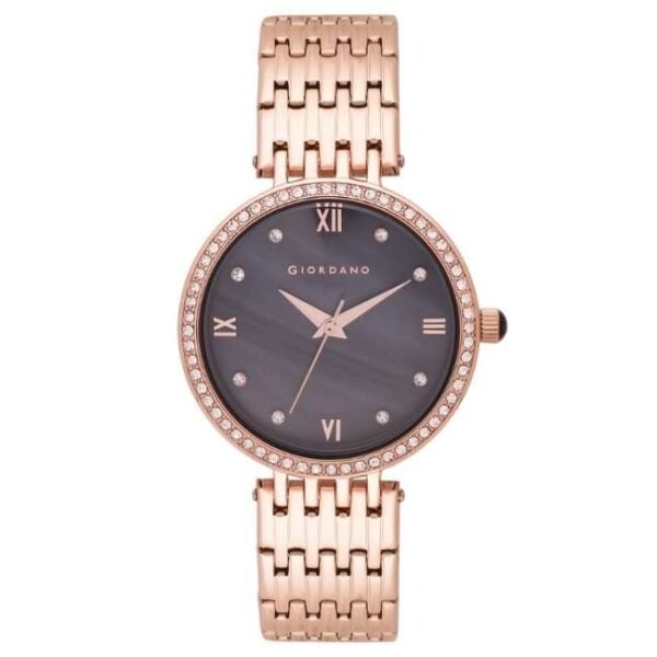 giordano black women metal watch a2060-11