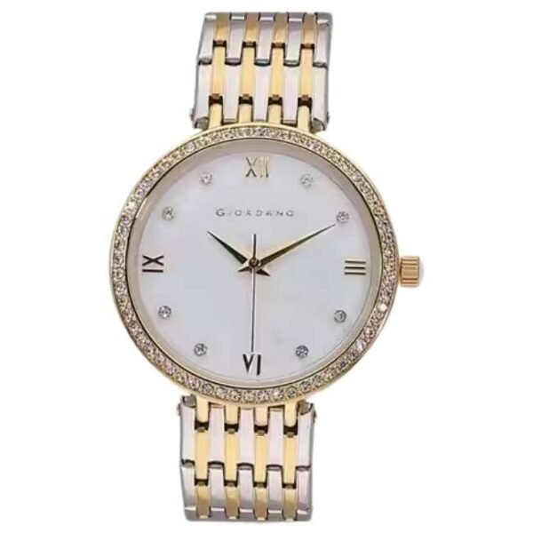 giordano white women metal watch a2060-55