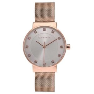 giordano white women mesh metal watch a2062-22