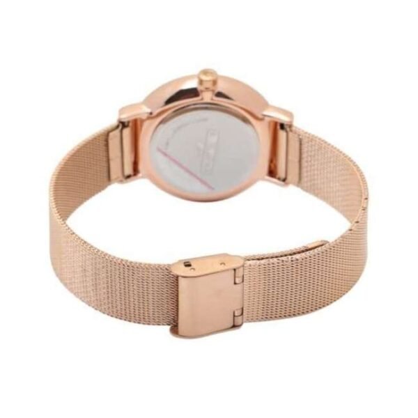 giordano rosegold women mesh metal watch a2062-33