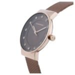 giordano brown women mesh metal watch a2062-55