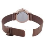 giordano brown women mesh metal watch a2062-55