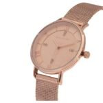 giordano rosegold women mesh metal watch a2065-22