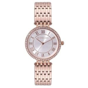 giordano white women metal watch a2083-22
