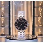 giordano black women metal watch a2083-44