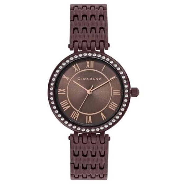 giordano gold green women metal watch a2083-55