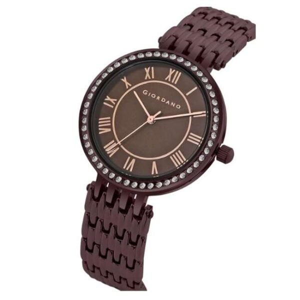 giordano gold green women metal watch a2083-55