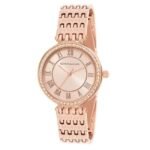giordano rosegold women metal watch a2083-66