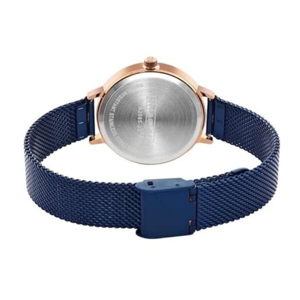 giordano blue women mesh metal watch a2085-33