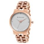 giordano white women metal watch c2204-22