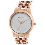 giordano white women metal watch c2204-22