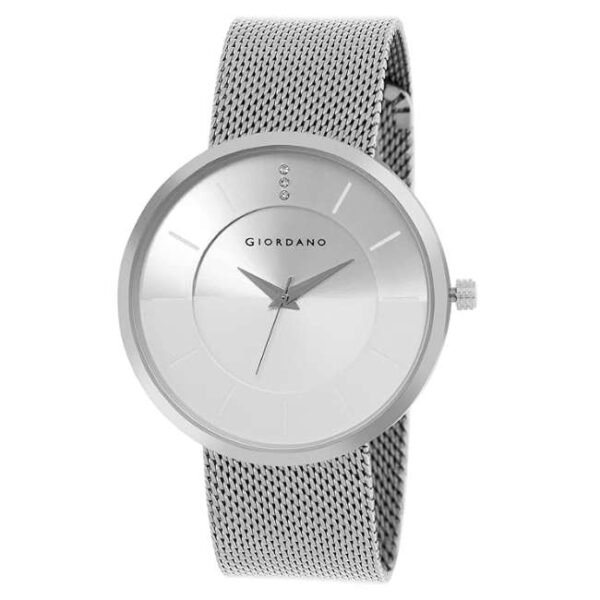 giordano white men mesh metal watch gd-1166-11