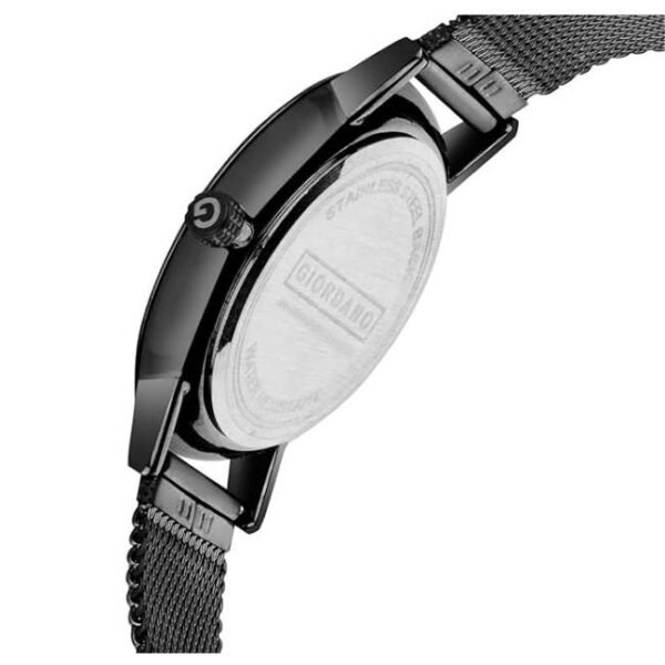 giordano gun pair mesh metal watch gd-1172-seta-66