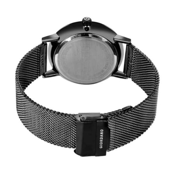 giordano gun pair mesh metal watch gd-1172-seta-66