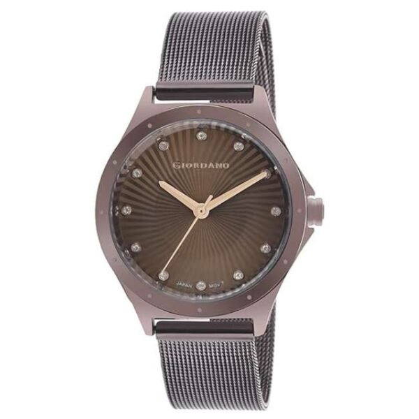 giordano gun women mesh metal watch gd-2045-11