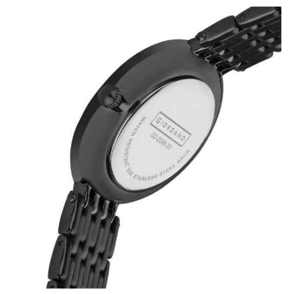 giordano black women metal watch gd-2096-33