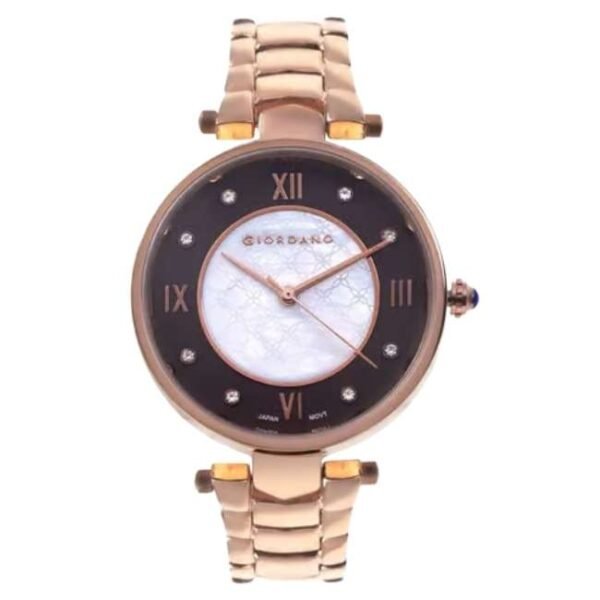 giordano rosegold women metal watch gd-4032-33