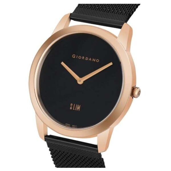 giordano black men mesh metal watch gd-4064-44