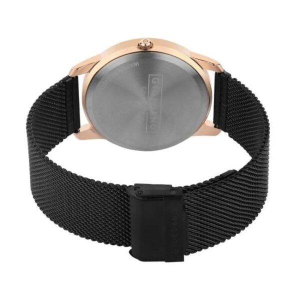 giordano black men mesh metal watch gd-4064-44