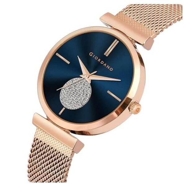 giordano brown women mesh metal watch gd-4066-44