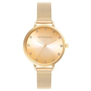 giordano gold women mesh metal watch gd-4208-44
