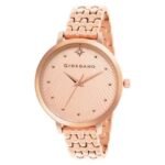 giordano rose gold women mesh metal watch gd-4210-55