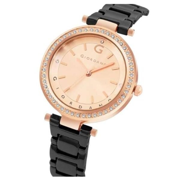 giordano rose gold women mesh metal watch gd-4212-55