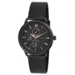 giordano black men mesh metal watch gd-50008-22
