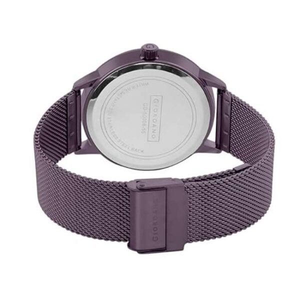 giordano brown men mesh metal watch gd-50008-55