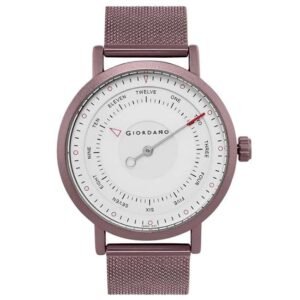 giordano white silver men mesh metal watch gd-50009-22