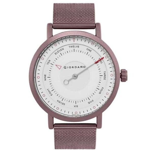 giordano white silver men mesh metal watch gd-50009-22