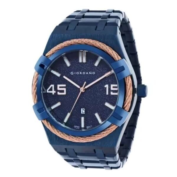 giordano blue men metal watch gd-50016-33