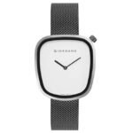giordano white women mesh metal watch gd-60006-11