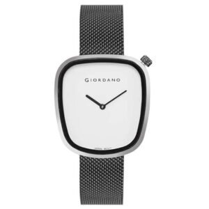 giordano white women mesh metal watch gd-60006-11