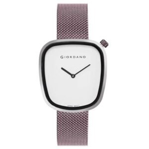 giordano white women mesh metal watch gd-60006-22