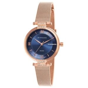 giordano blue women mesh metal watch gd-60009-22