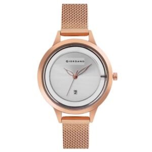 giordano silver women mesh metal watch gd-60010-11