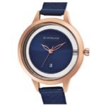 giordano blue women mesh metal watch gd-60010-33