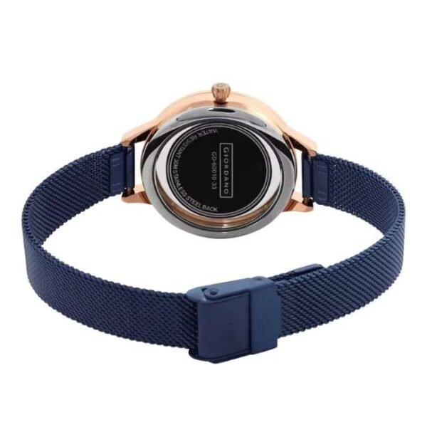 giordano blue women mesh metal watch gd-60010-33